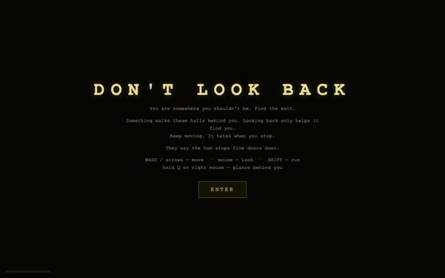 Peeche Mat Dekho title screen