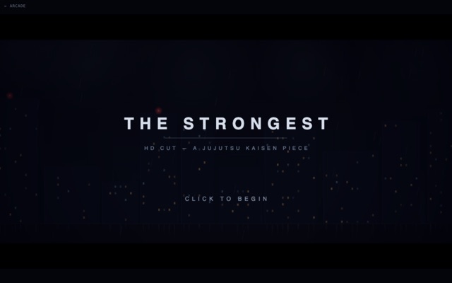 The Strongest HD Cut, title screen