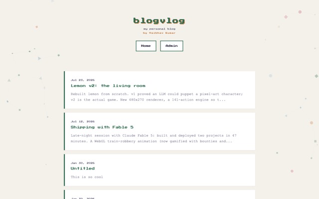 BlogVlog preview